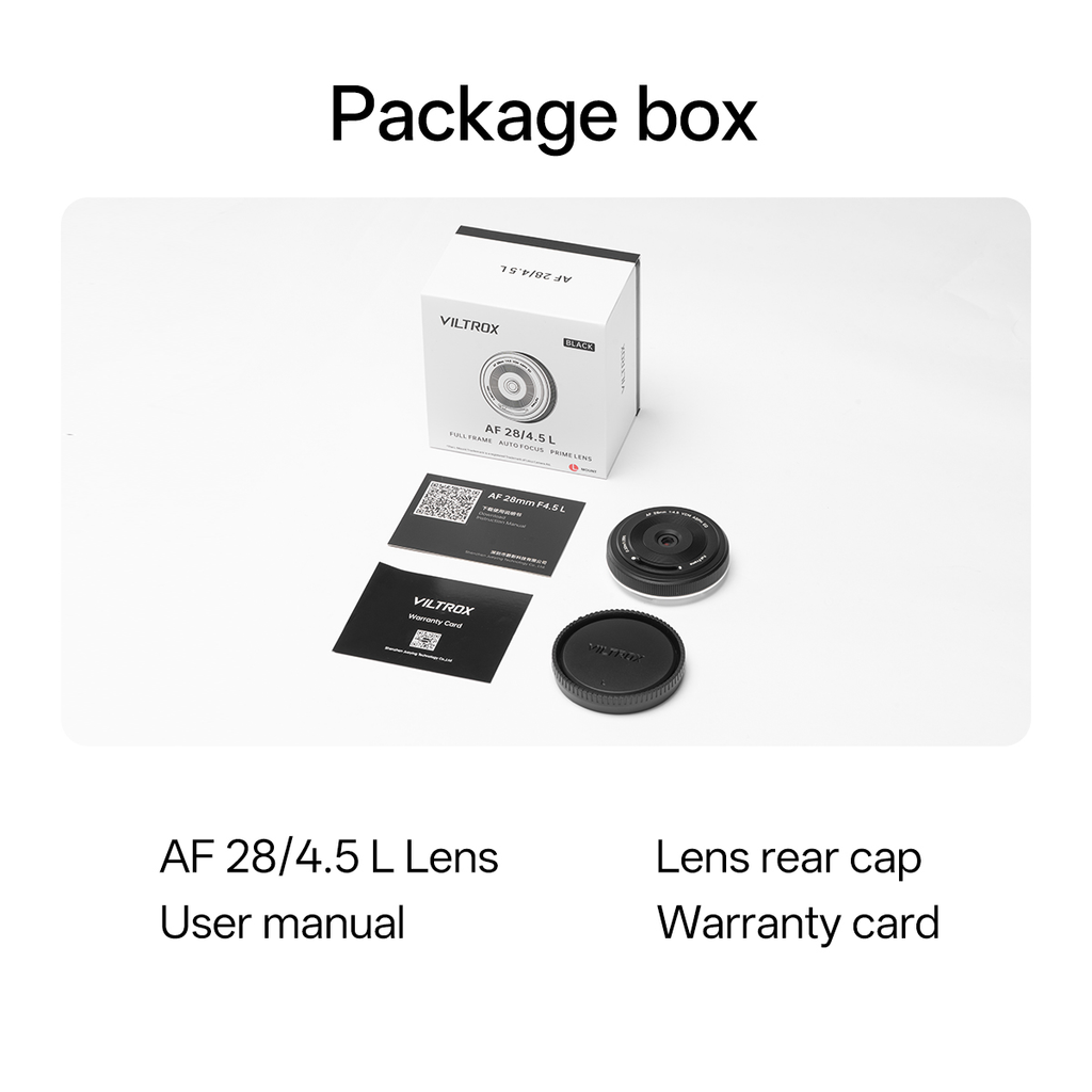 Viltrox AF 28mm F4.5 Chip Full-Frame Lens for Leica L-Mount