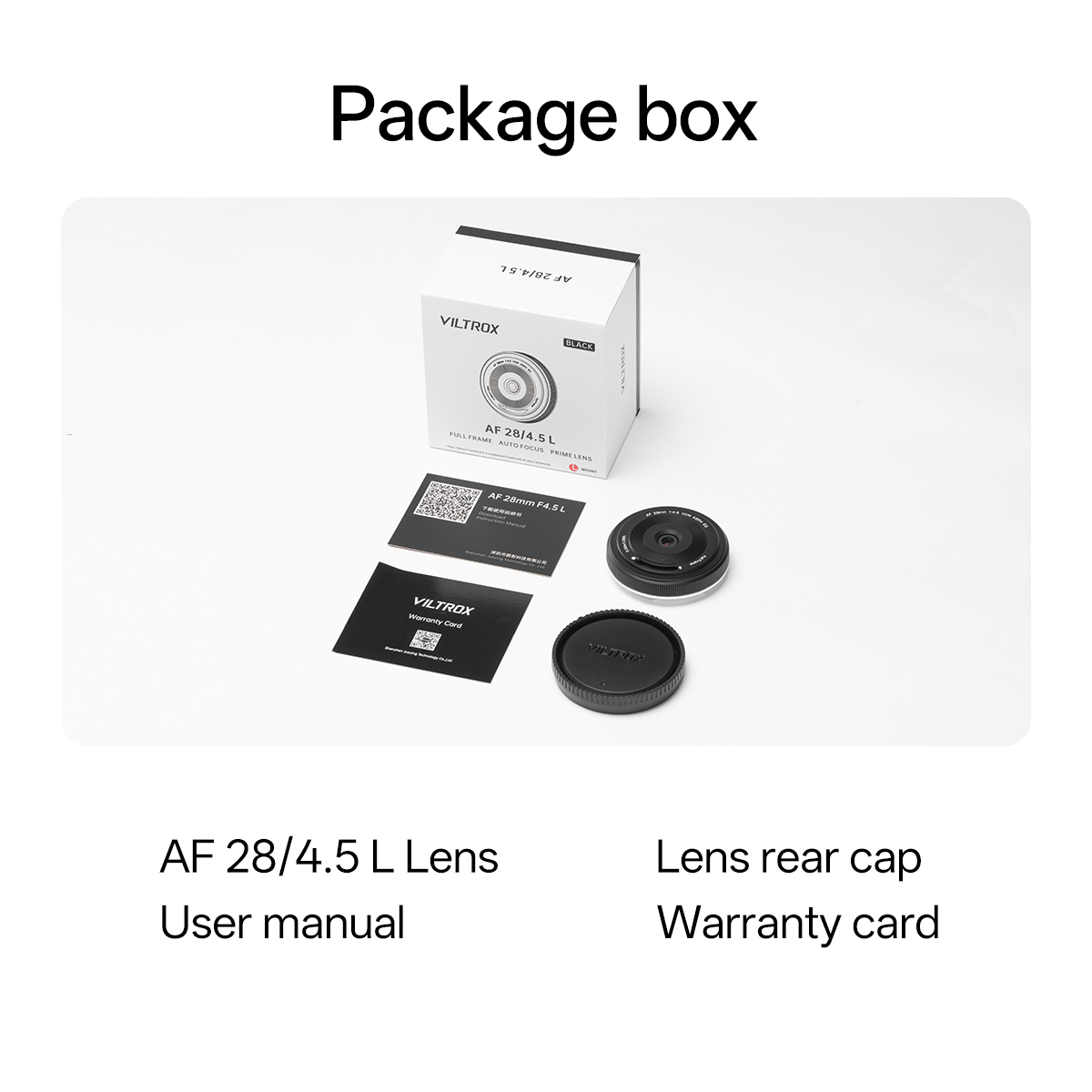 Viltrox AF 28mm F4.5 Chip Full-Frame Lens for Leica L-Mount