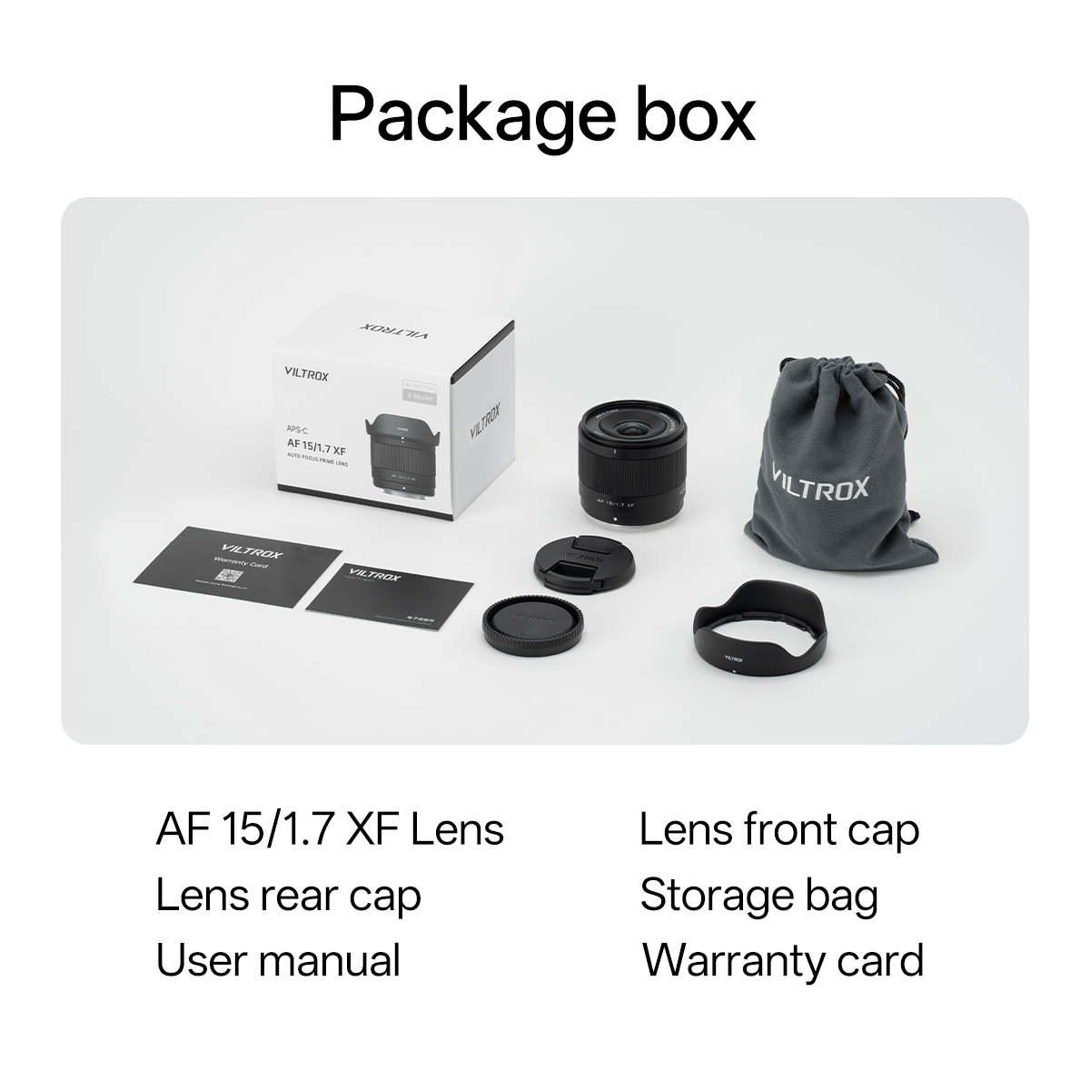 Viltrox AF 15mm F1.7 Air APS-C Lens for Fujifilm X-Mount