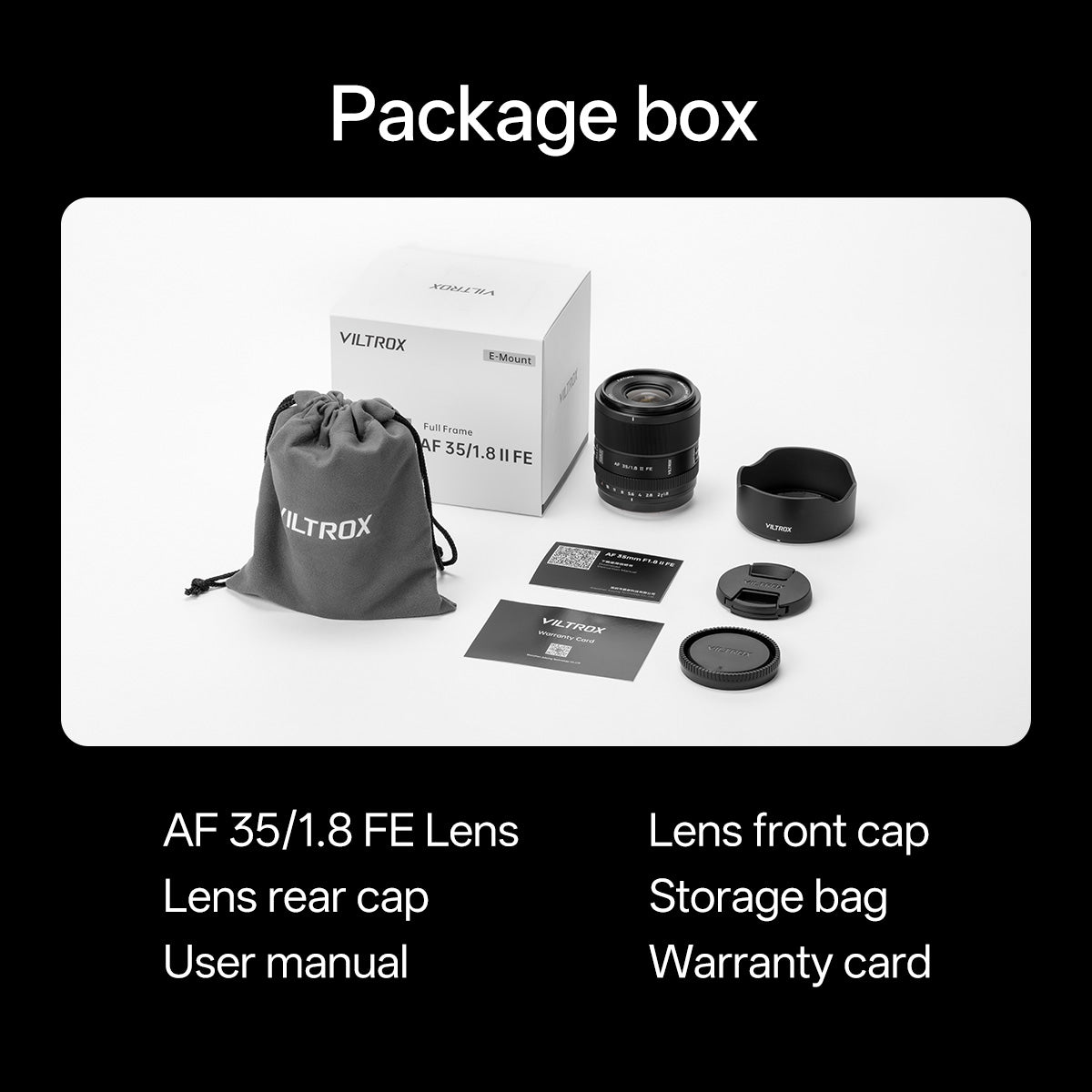 Viltrox AF 35mm F1.8 EVO Full- Frame Lens for Sony E-Mount