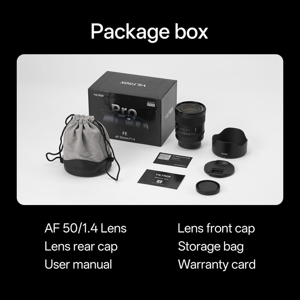 Viltrox AF 50mm F1.4 Pro Full- Frame Lens for Sony E-Mount