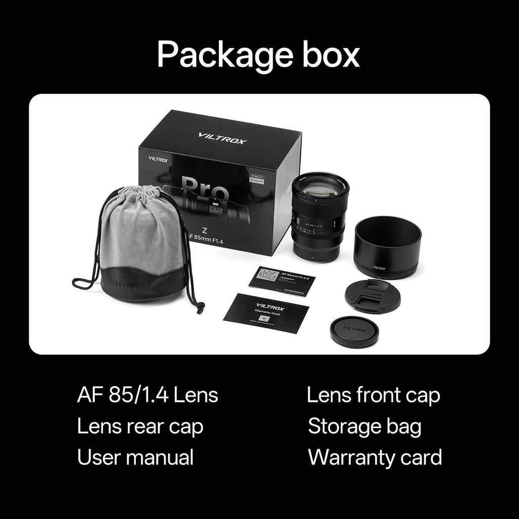Viltrox AF 85mm F1.4 Pro Full-Frame Lens for Nikon Z-mount