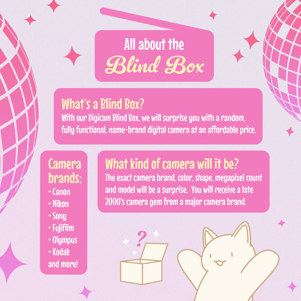 Mystery Digicam Blind Box | Point and Shoot Digital Camera