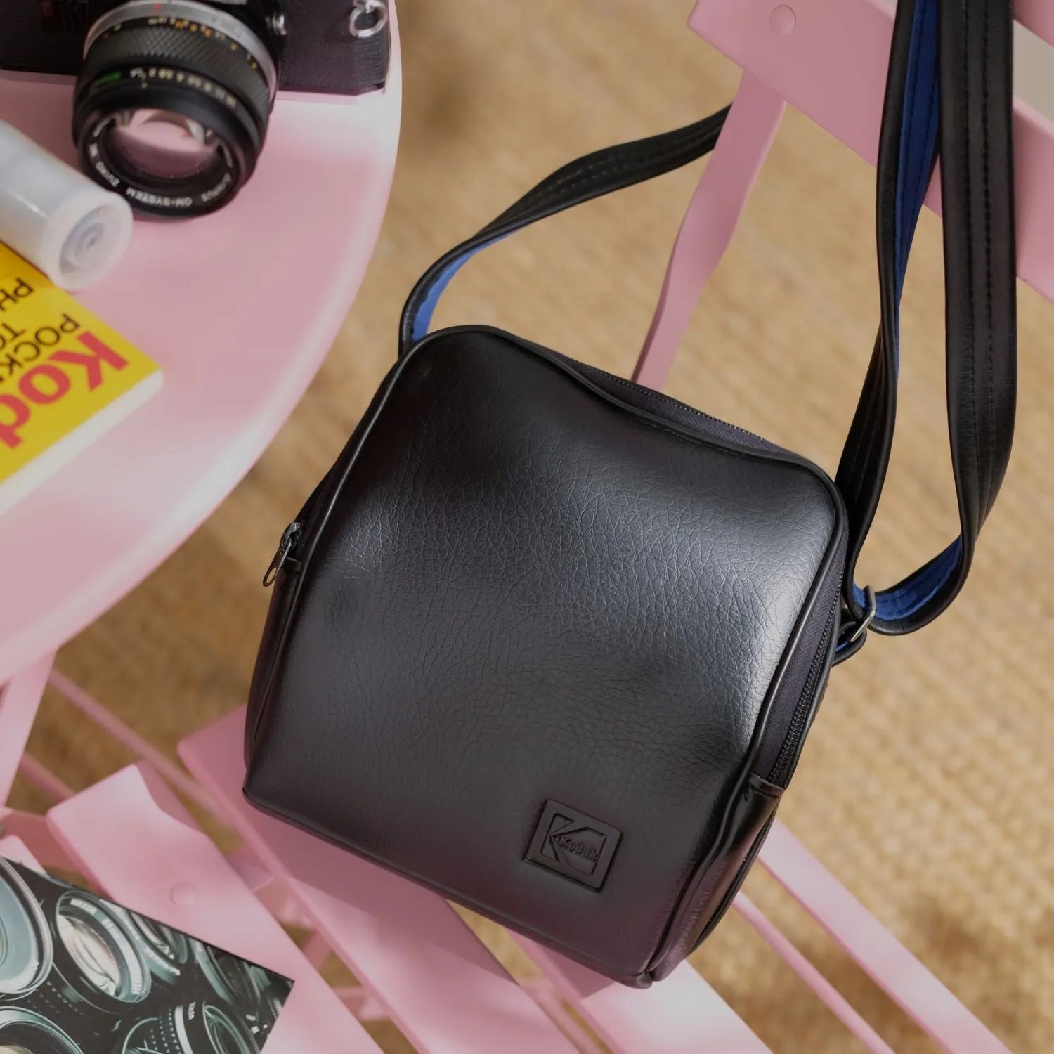 Black Kodak Leather Camera Bag (1970)
