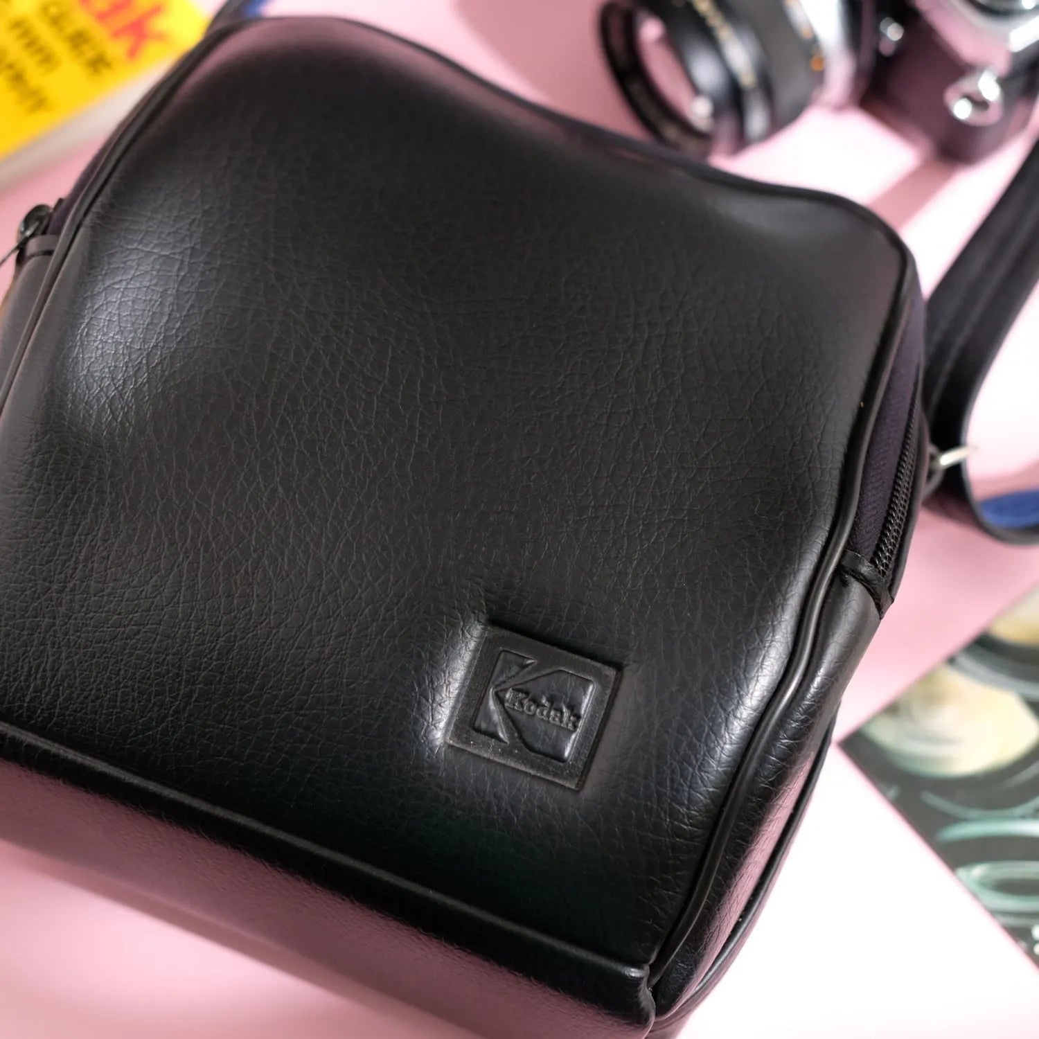 Black Kodak Leather Camera Bag (1970)