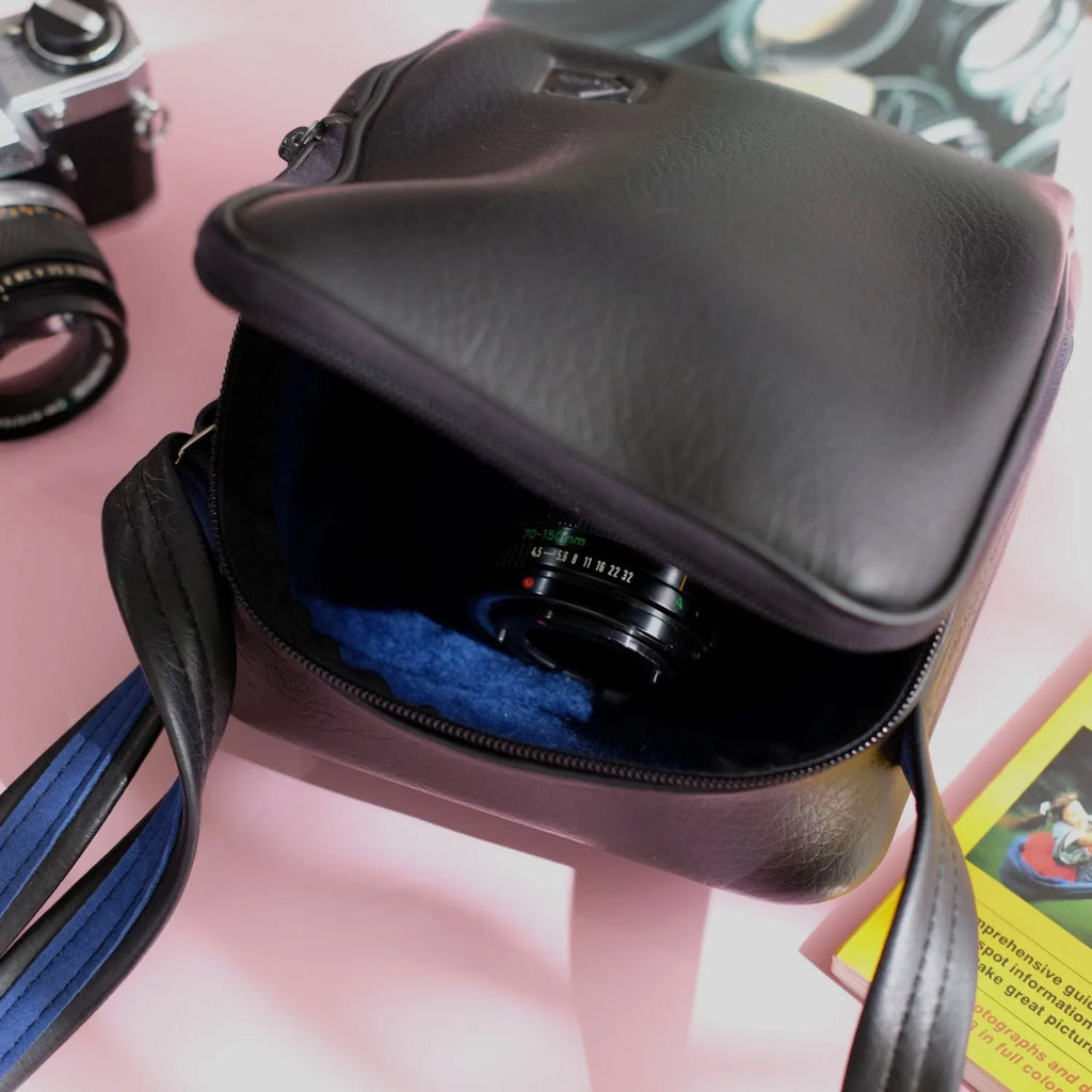 Black Kodak Leather Camera Bag (1970)