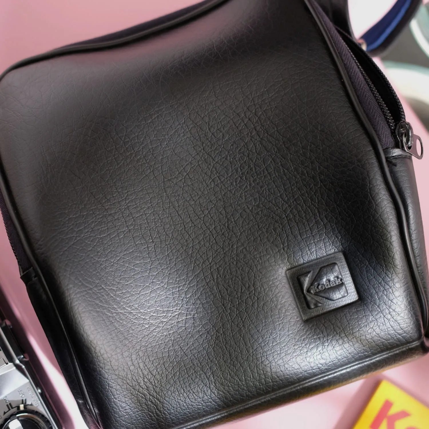 Black Kodak Leather Camera Bag (1970)
