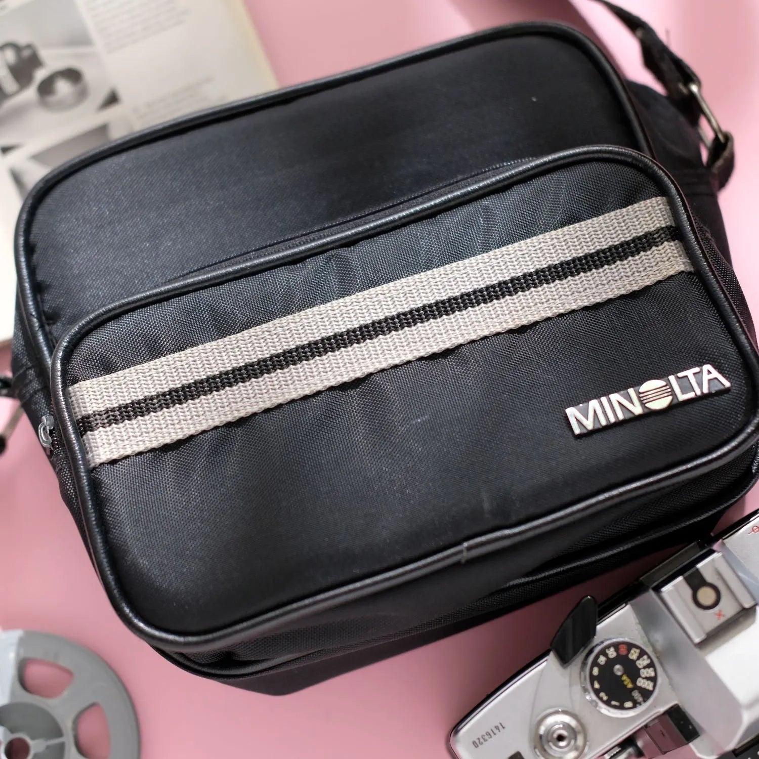 True Vintage: Nylon Minolta Camera Bag (1980s)