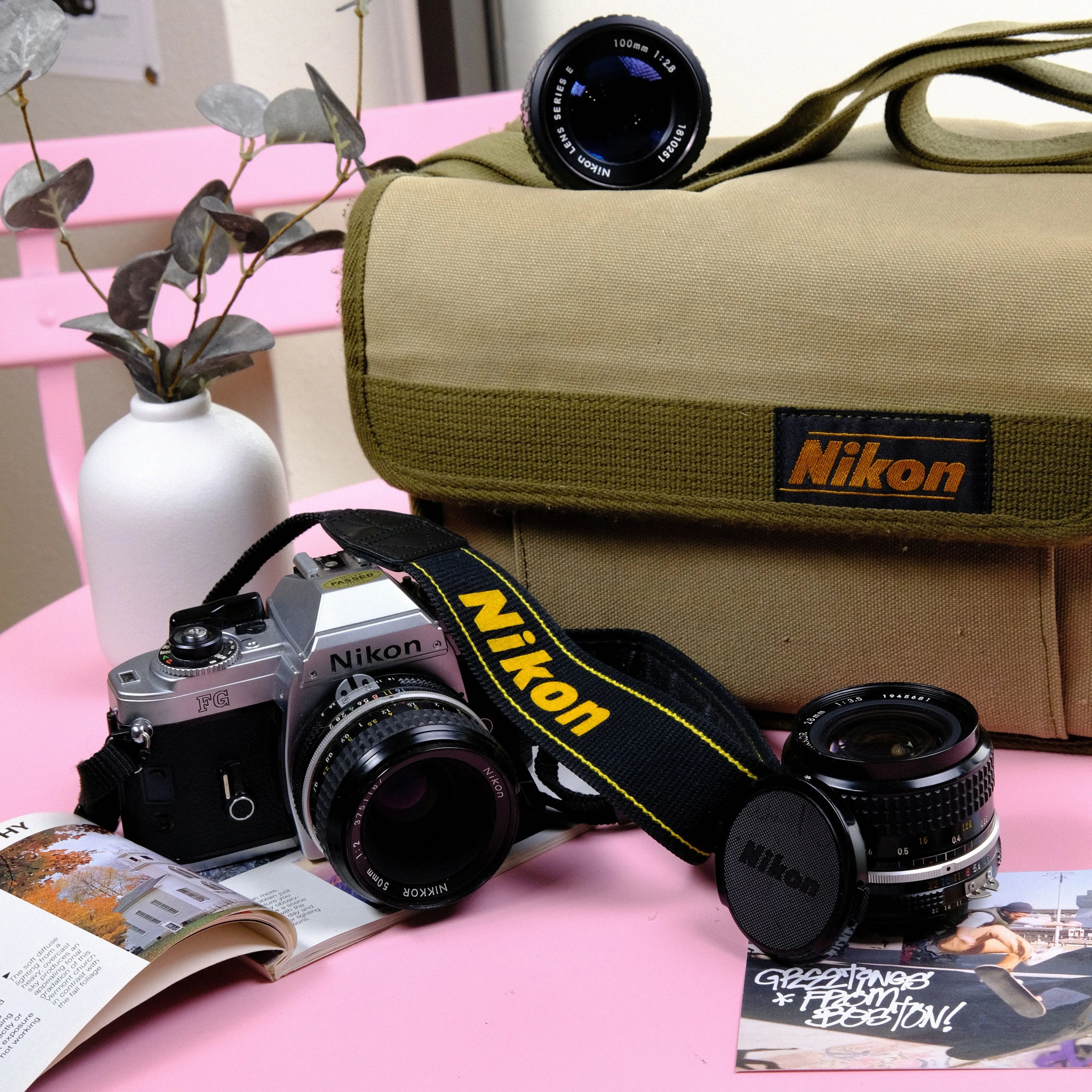True Vintage: Nikon Canvas Messenger Camera Bag (1978)