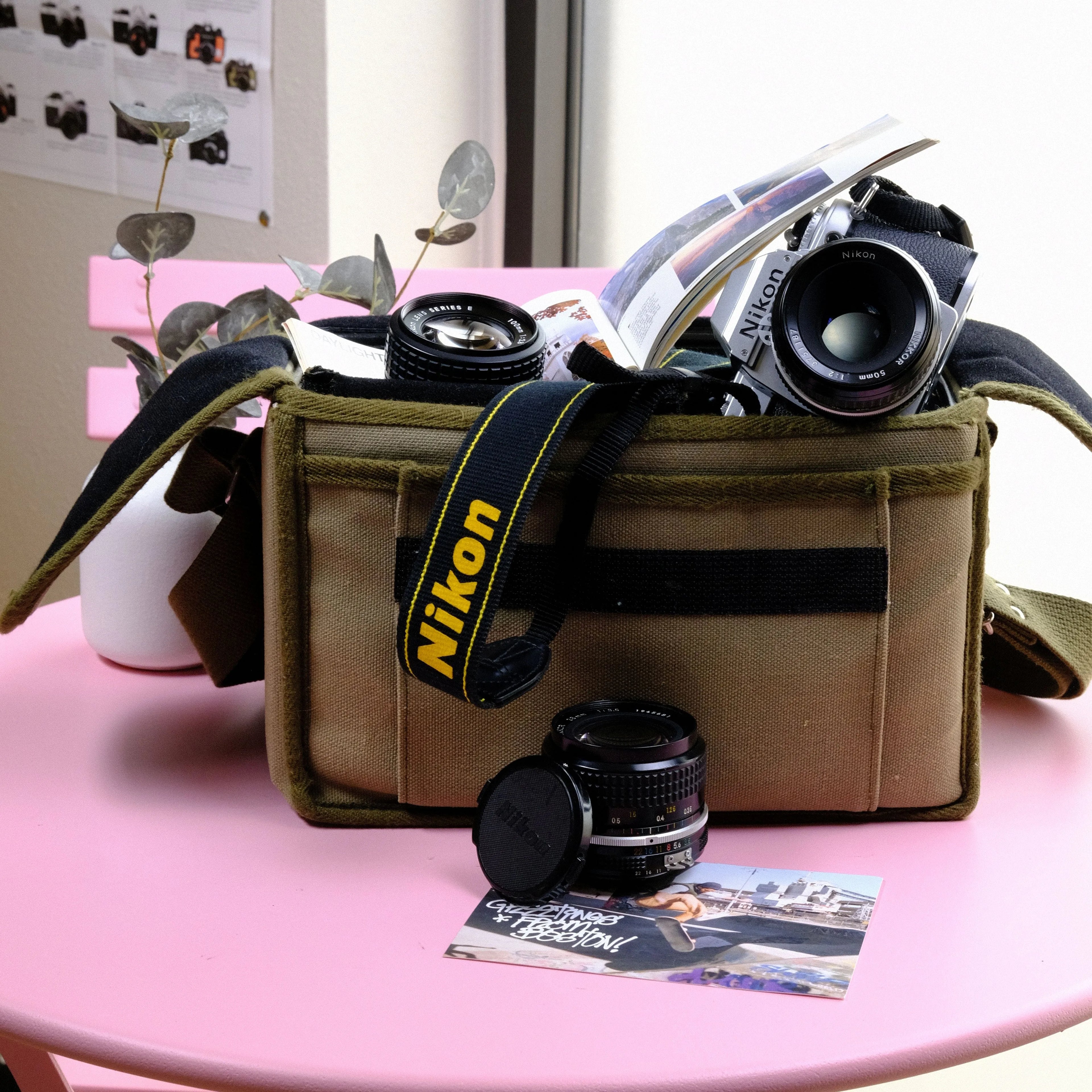 True Vintage: Nikon Canvas Messenger Camera Bag (1978)