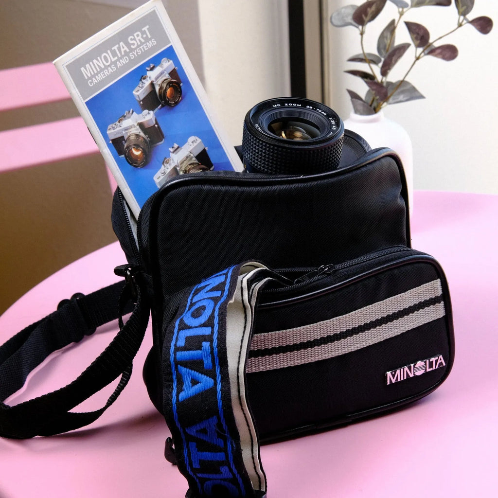 True Vintage: Nylon Minolta Camera Bag (1980s)