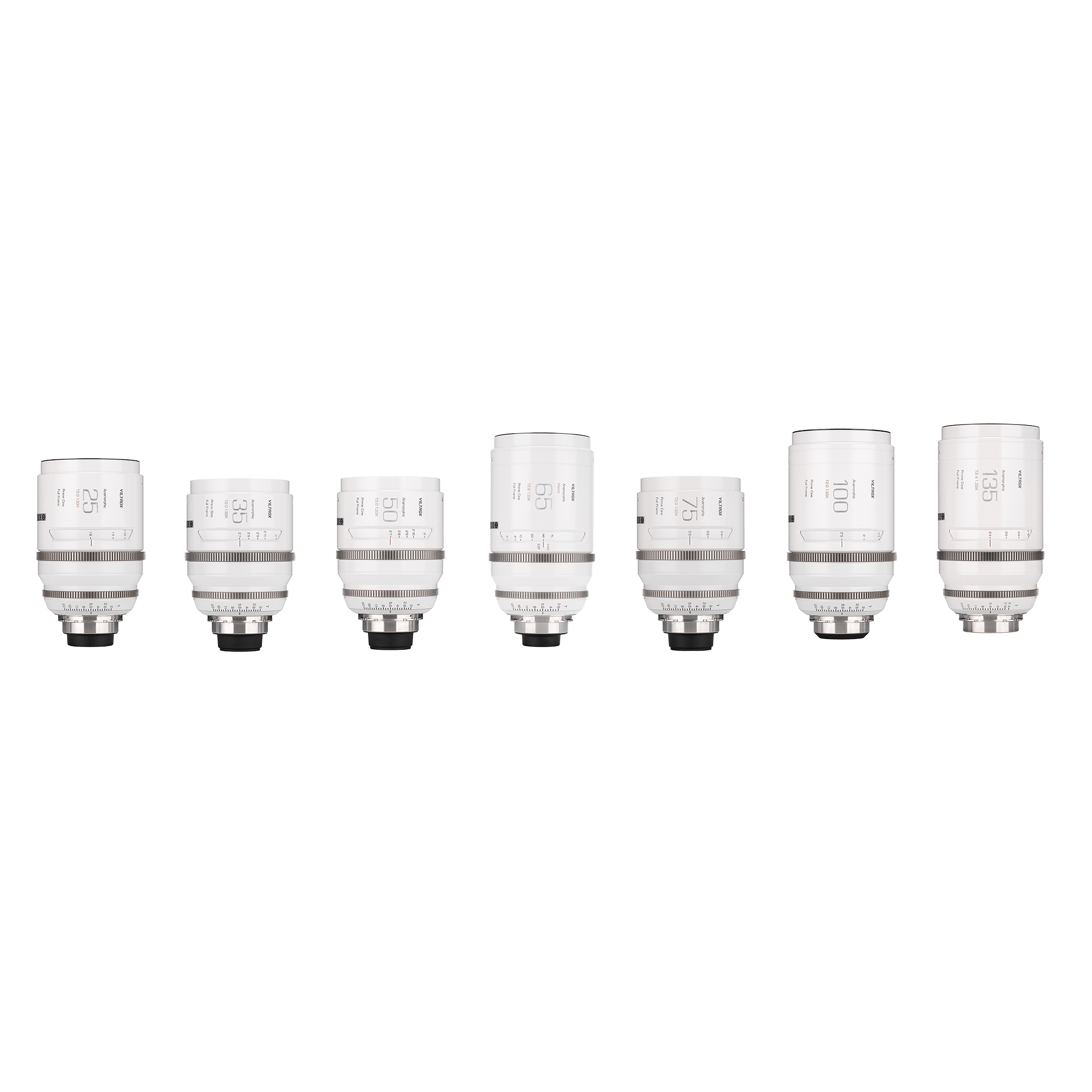 Viltrox EPIC Memento 25mm/35mm/50mm/65mm/75mm/100mm/135mm 1.33X PL Full-Frame Anamorphic Cine Lens Set