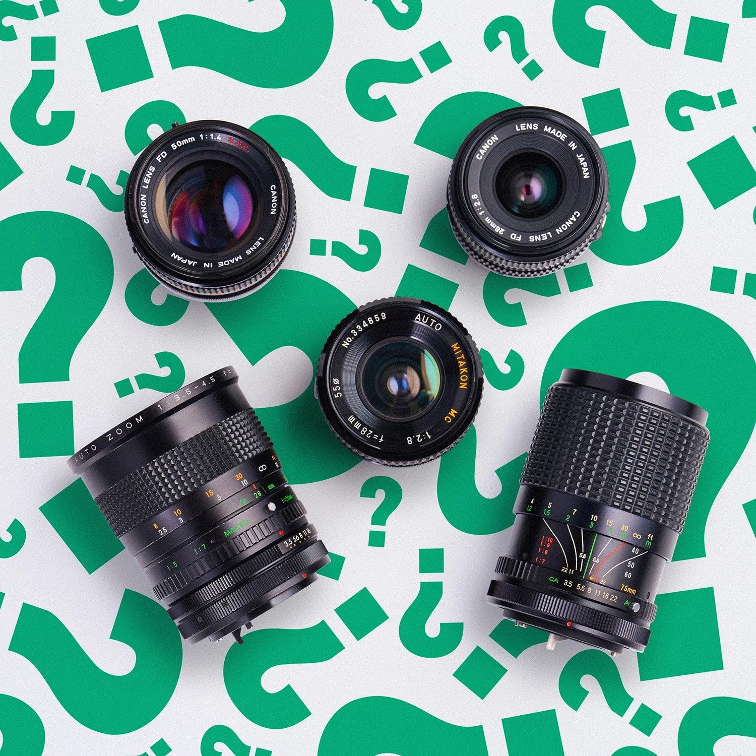 Mystery Lens Blind Box | Manual Focus Film Camera Lens for SLR Cameras