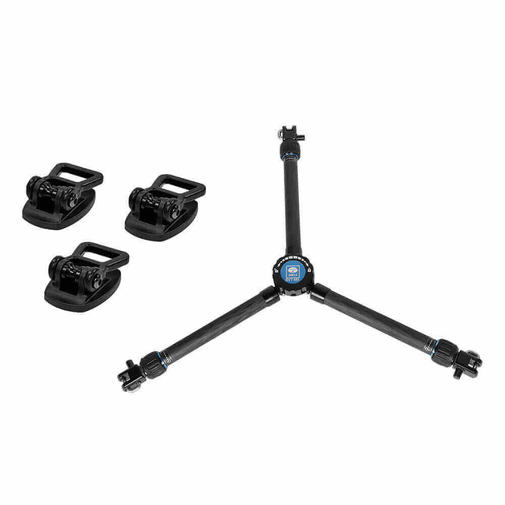Mid-level Spreader & Horseshoe Feet For SIRUI SQ75+VHS-10 Twin-leg Tripod Kit